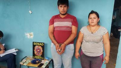 Capturan a pareja de microtraficates