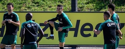 Cristiano Ronaldo vuelve a entrenar en Portugal