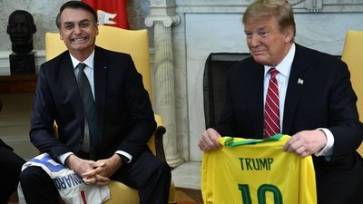 Donald Trump y Jair Bolsonaro se reúnen en la Casa Blanca