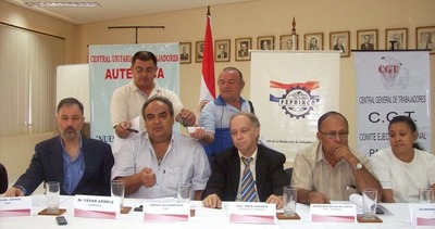 Los trabajadores exigen a empresarios seguir debate de Carta Orgánica de IPS