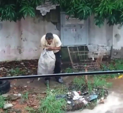 Imputan a un hombre por tirar basura en el raudal