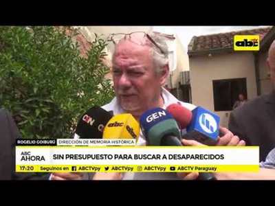 Sin presupuesto para buscar a desaparecidos