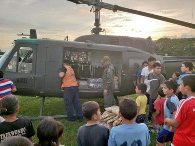 SEN inicia puente aéreo para entrega de asistencia en Paso Barreto