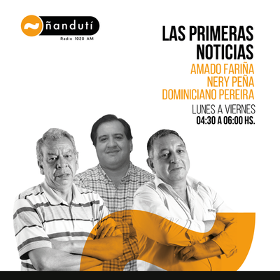 Las primeras noticias con Amado Farina, Nery Peña y Domiciano Pereira