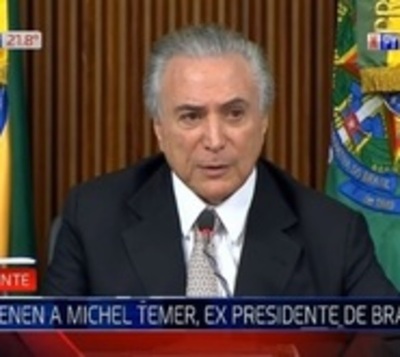 Detienen al expresidente de Brasil por el caso Lava Jato