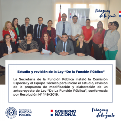 Se integra la Comisión Especial para el estudio y revisión de la Ley De la Función Pública