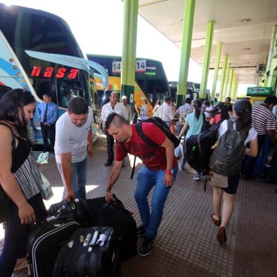 DINATRAN liberará horario de buses desde el martes santo