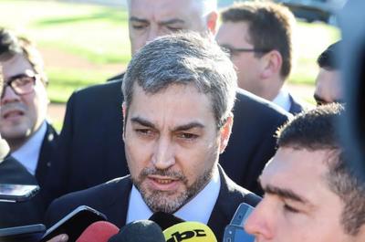 Mario Abdo sobre la banca de Payo: "Vamos a respetar lo que diga el Senado"