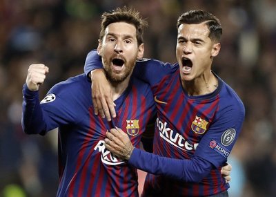 El Ajax gana a la Juventus de Cristiano y Messi lidera al Barcelona