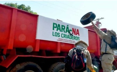 Pará-na los Criaderos: trabajos de rastrillaje y fumigación para hoy