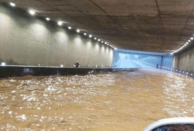 Intenso temporal causa estragos y el cierre de Costanera Norte en Asunción
