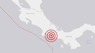 Reportan sismo de magnitud 6,1 en la frontera de Panamá y Costa Rica