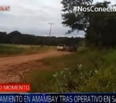 Comitiva fiscal y policial realiza operativo infructuoso en Amambay