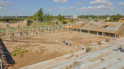 Avanzan obras del estadio para el Mundial de Fútbol de Playa