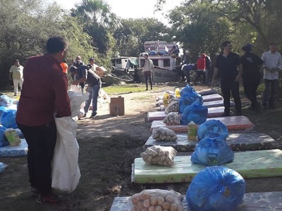 Continúa la entrega de aportes a los pobladores