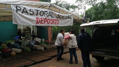 Inundaciones: continúa colecta de víveres en el ex Seminario Metropolitano