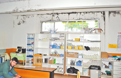 Hospital, en vergonzosas condiciones