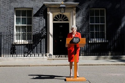 La primera ministra británica Theresa May anunció su renuncia