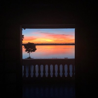 Casa Puente y su increíble puesta de sol que invita a la relajación