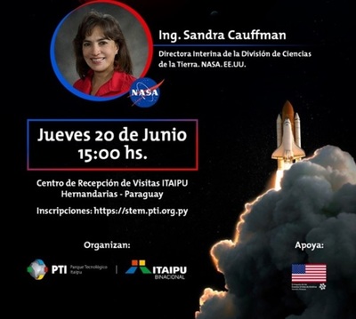 Científica de la NASA dará conferencia, en Hernandarias