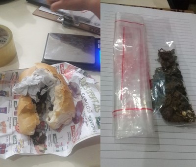 Incautan supuesta marihuana antes de ser ingresado al Buen Pastor