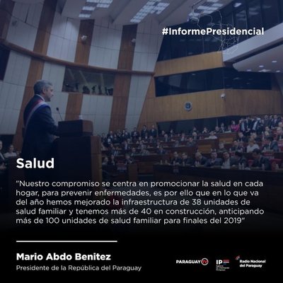 Destacan mejoramiento en Unidades de Salud Familiar