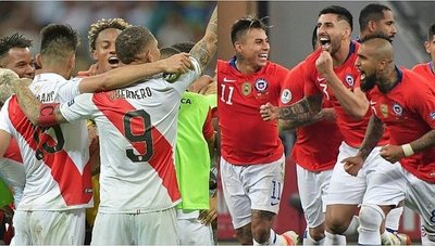 Perú y Chile en duelo por el "Clásico del Pacífico" y el boleto a la Final