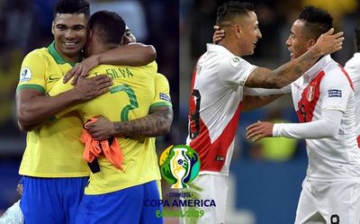 El favorito Brasil y el sorprendente Perú miden fuerzas para llegar al título