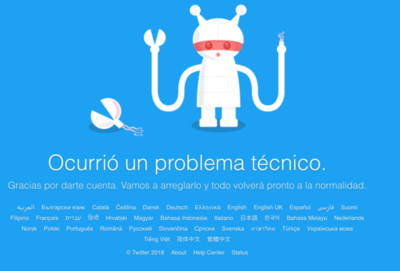 Se cayó Twitter