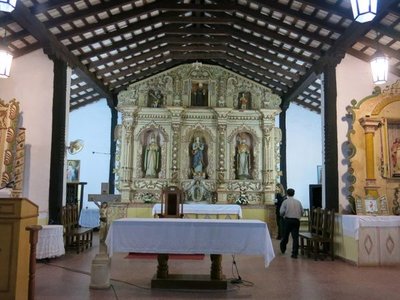 SNC restaura escultura de San Agustín del templo de Emboscada