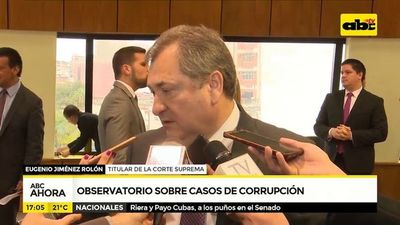 Observatorio sobre casos de corrupción