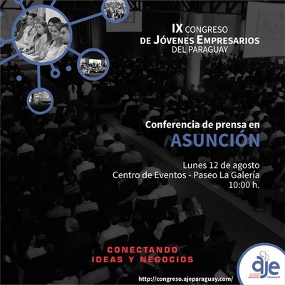Lanzan el noveno Congreso de Jóvenes Empresarios del Paraguay