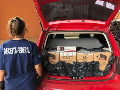 Decomisan cigarrillos de Tabesa por valor de $ 48.000 en Ponta Porã
