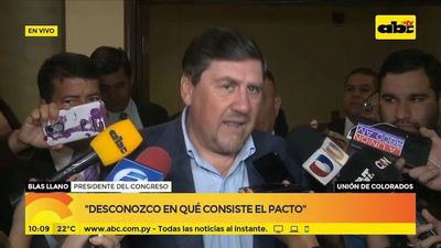 Blas Llano habló sobre juramento de HC Y Nicanor