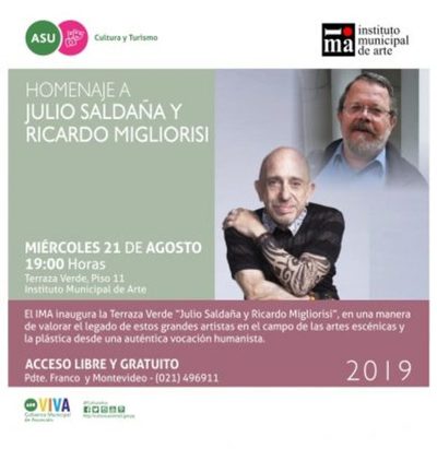 IMA habilitará este miércoles terraza verde dedicada a Julio Saldaña y Ricardo Migliorisi
