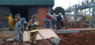Principio de incendio en Subestación de Tres Bocas