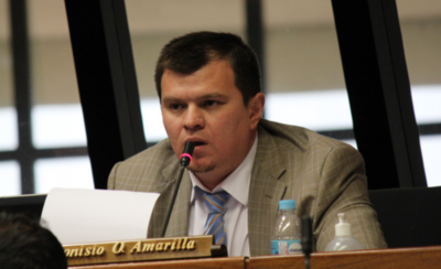 Dionisio Amarilla pretende su reincorporación a la Cámara de Senadores