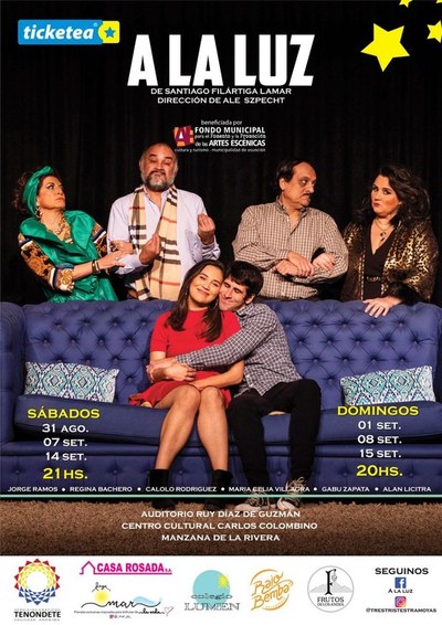 Con tres últimas funciones, se despide la comedia "A la luz"