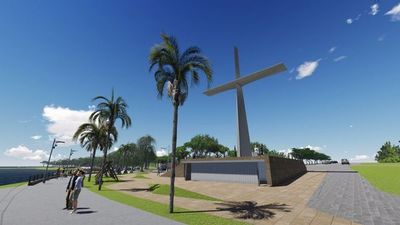 Levantarán enorme cruz en la costanera de Villa Florida