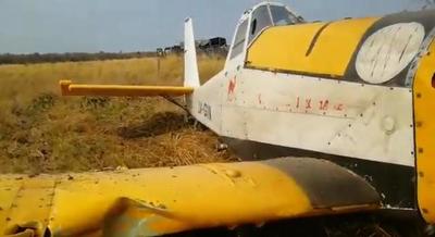 Avión que combatía incendios en el Chaco sufrió un accidente