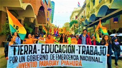 En multitudinaria marcha, jóvenes reclamaron más oportunidades al Gobierno