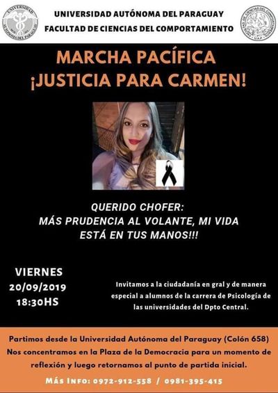 Familiares y amigos de joven fallecida se movilizarán para pedir justicia