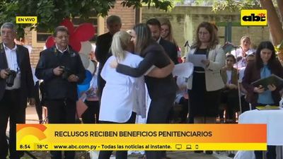 Varios reclusos reciben beneficios penitenciarios