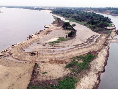 Isla San Francisco: obras siguen paradas
