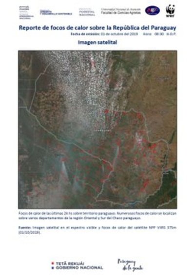 Gobierno refuerza trabajos en focos de incendios en el Chaco