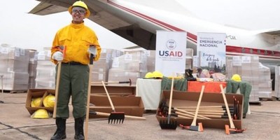 PARAGUAY RECIBE EQUIPOS DE PROTECCIÓN PARA COMBATIR INCENDIOS FORESTALES