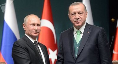 Erdogan discute con Putin la operación que Turquía planea lanzar en Siria