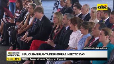 Inauguran planta de pinturas insecticidas en Mariano Roque Alonso