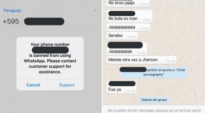 WhatsApp bloquea cuentas de cientos de usuarios por una broma sobre pedofilia