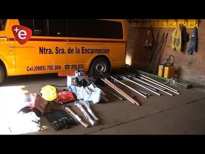 BOMBEROS AMARILLOS RECIBEN EQUIPOS DE EE.UU